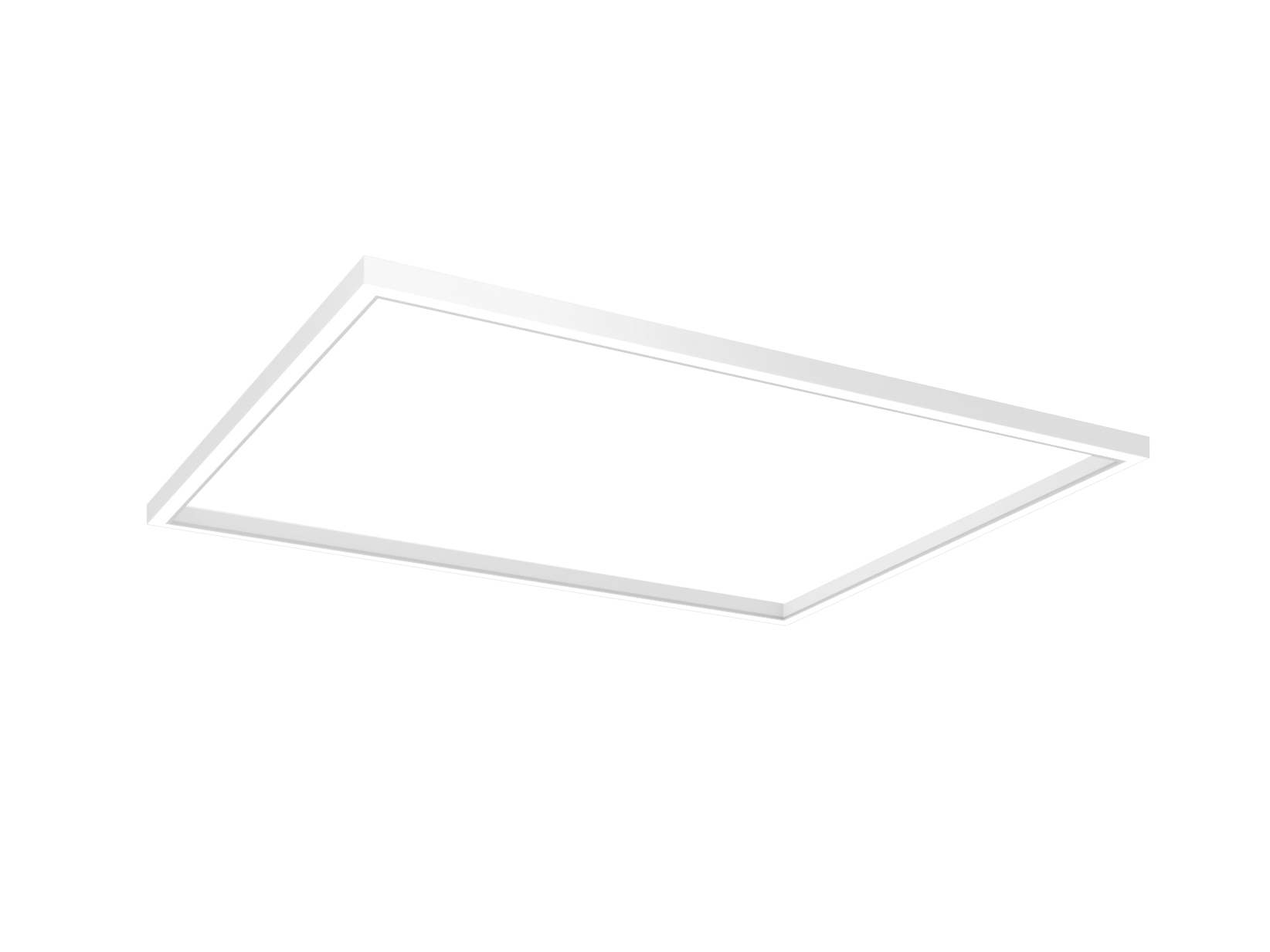 Светильник прямоугольник накладной LED DÉCOR SQUARE RAL9010 - серый